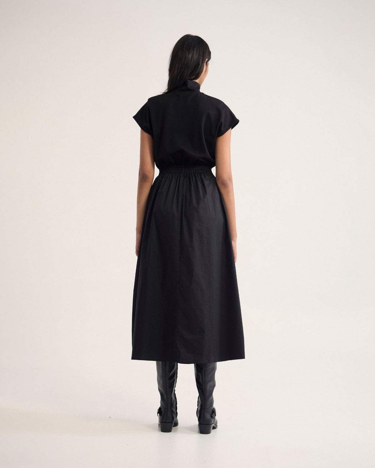 Esrealla High Collar Dress WOMENS DRESSES