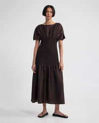 Kit Shirred Dress WOMENS DRESSES