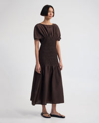 Kit Shirred Dress WOMENS DRESSES