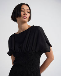 Kit Shirred Dress WOMENS DRESSES