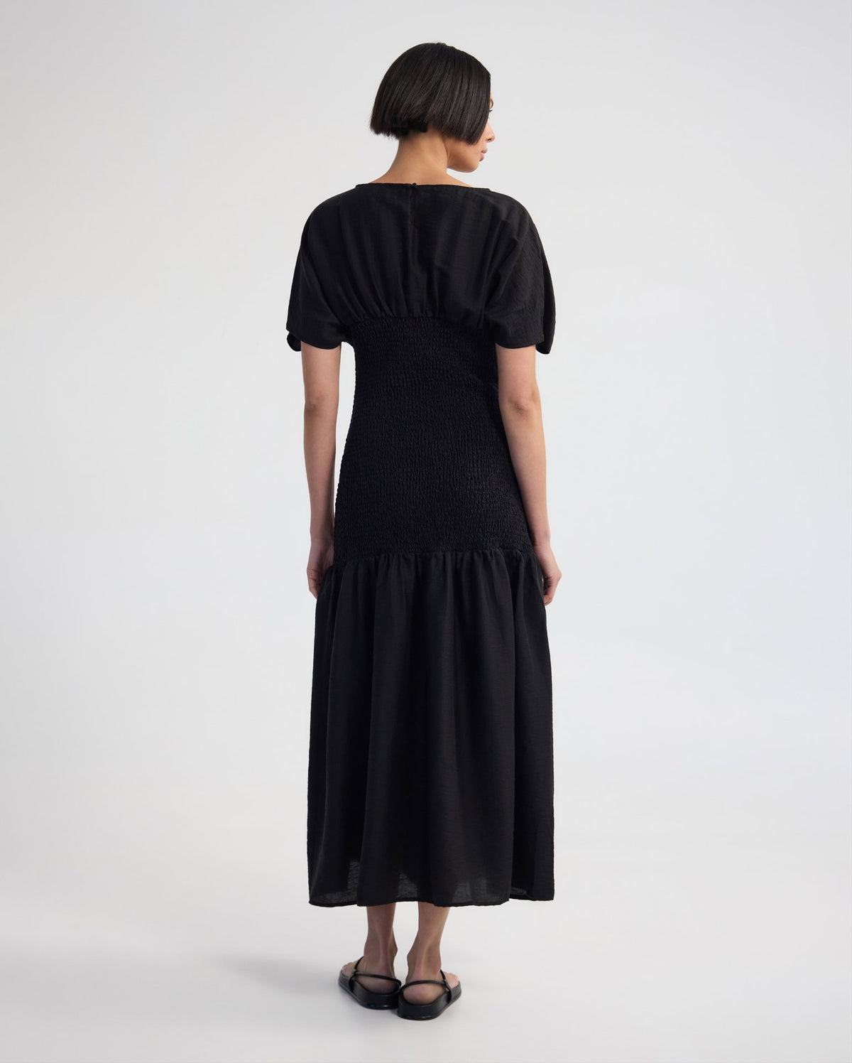 Kit Shirred Dress WOMENS DRESSES