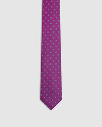 Milton Spot 7Cm Floral Tie MENS ACCESSORIES