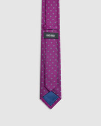 Milton Spot 7Cm Floral Tie MENS ACCESSORIES
