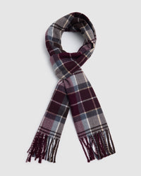 Brooks Wool Check Scarf