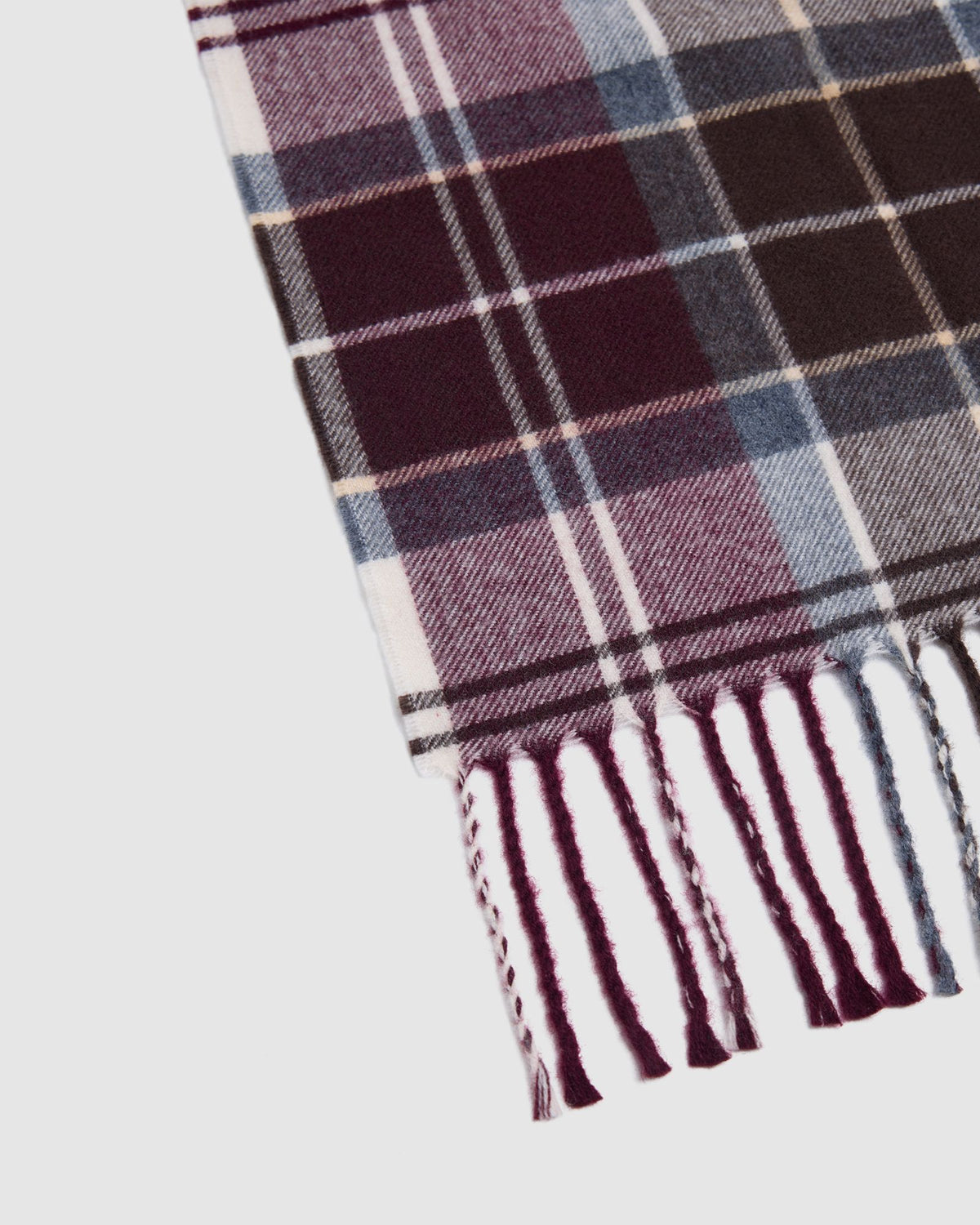 Brooks Wool Check Scarf