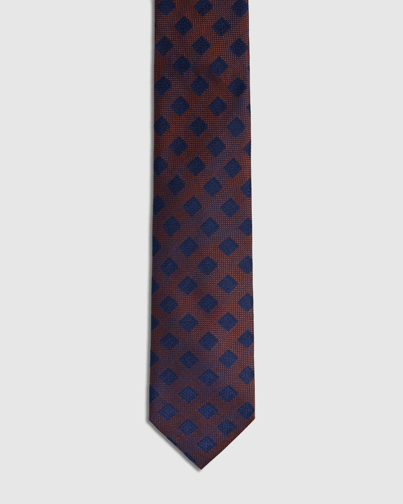 Thiago Squares 7Cm Silk Tie MENS ACCESSORIES