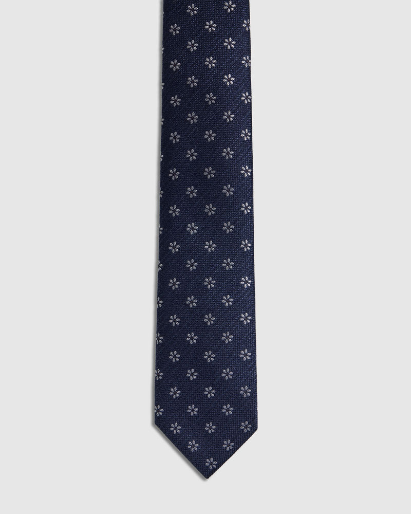 Isaac Ditsy 7Cm Silk/Wool Tie MENS ACCESSORIES