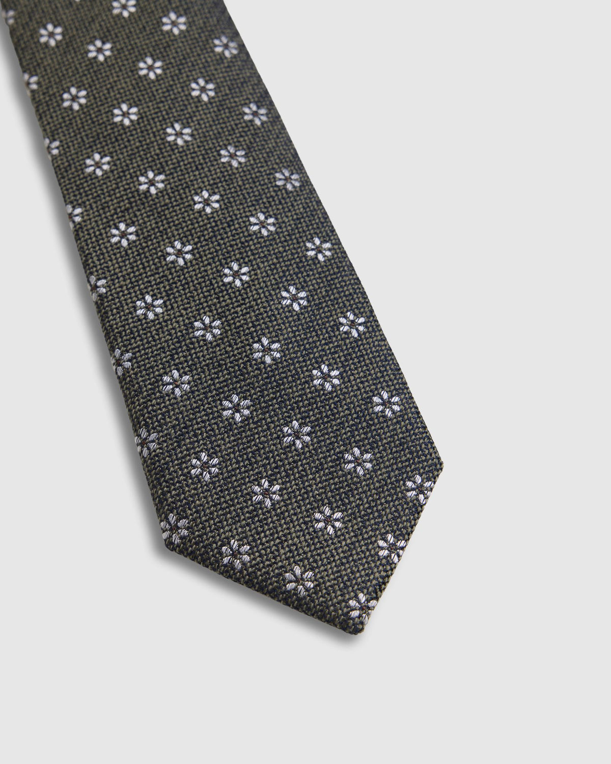 Isaac Ditsy 7Cm Silk/Wool Tie MENS ACCESSORIES