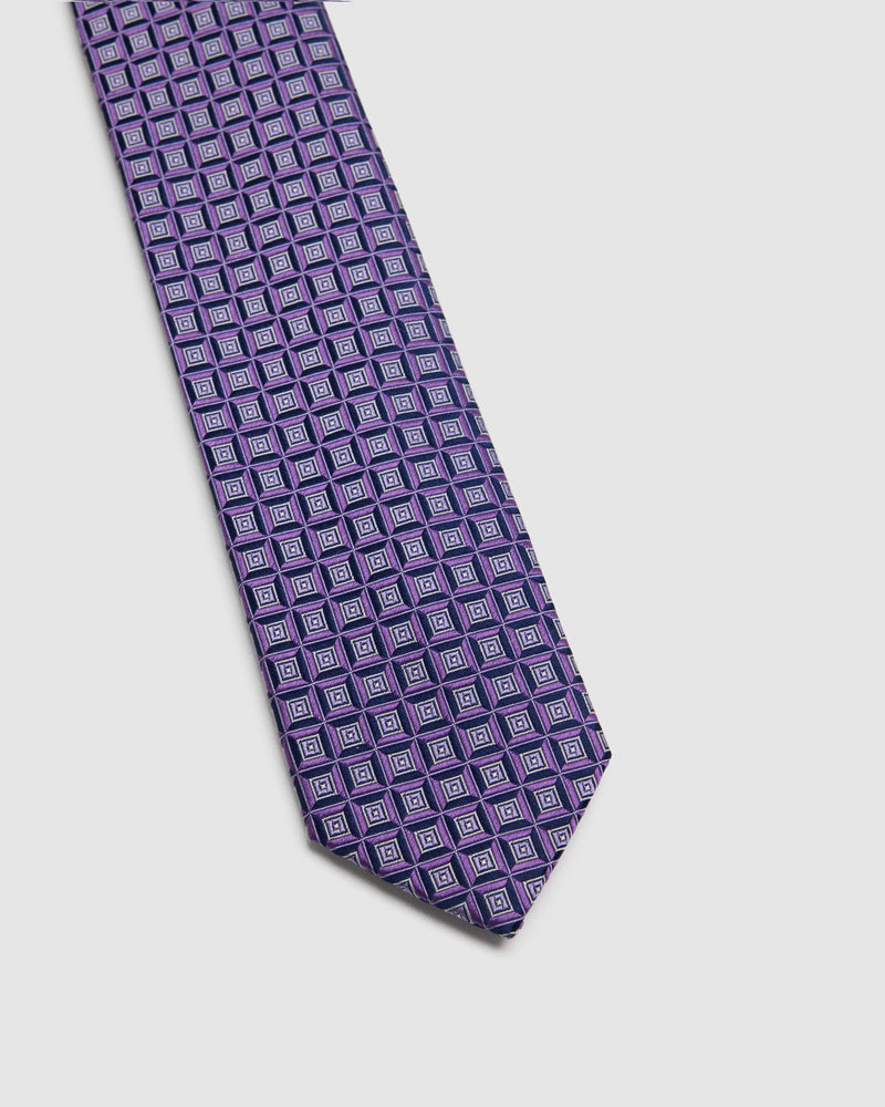 Lavi Pyramid Silk 7Cm Tie MENS ACCESSORIES