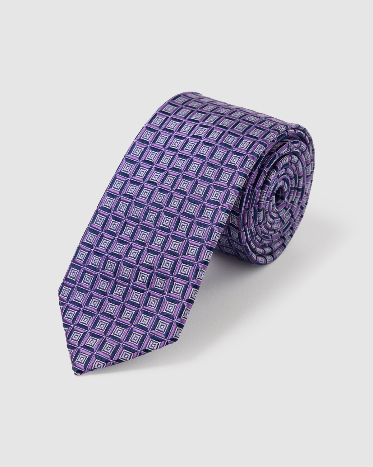 Lavi Pyramid Silk 7Cm Tie MENS ACCESSORIES