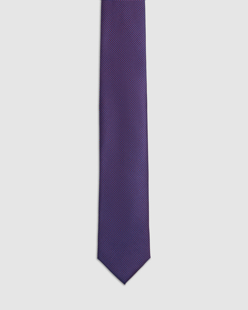 Soren Grid Silk 7Cm Tie MENS ACCESSORIES