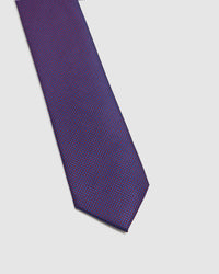Soren Grid Silk 7Cm Tie MENS ACCESSORIES