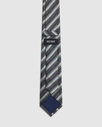 Evan Stripe Silk/Linen 7Cm Tie MENS ACCESSORIES