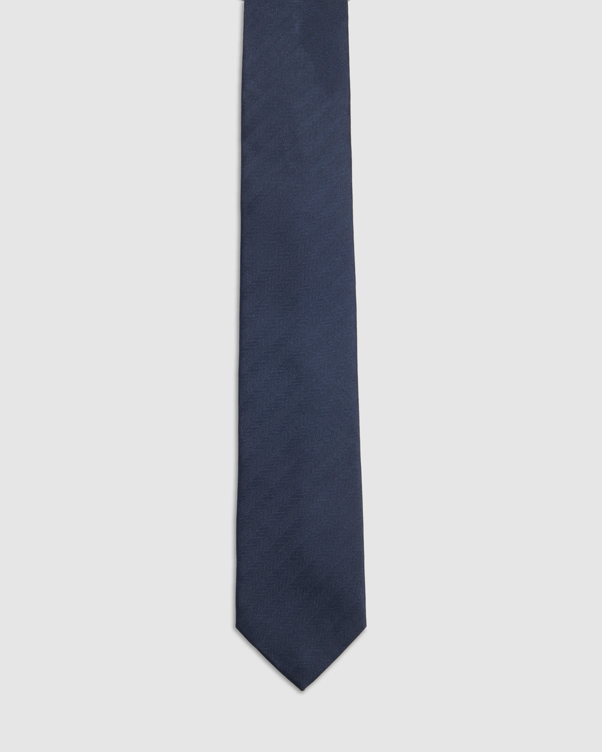 Linus Herringbone Silk 7Cm Tie MENS ACCESSORIES