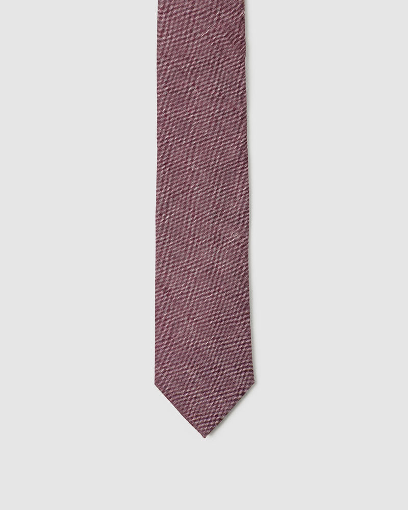 Leary Wool/Linen 7Cm Tie