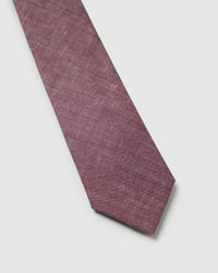 Leary Wool/Linen 7Cm Tie