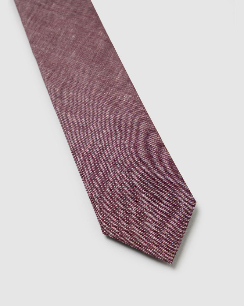 Leary Wool/Linen 7Cm Tie