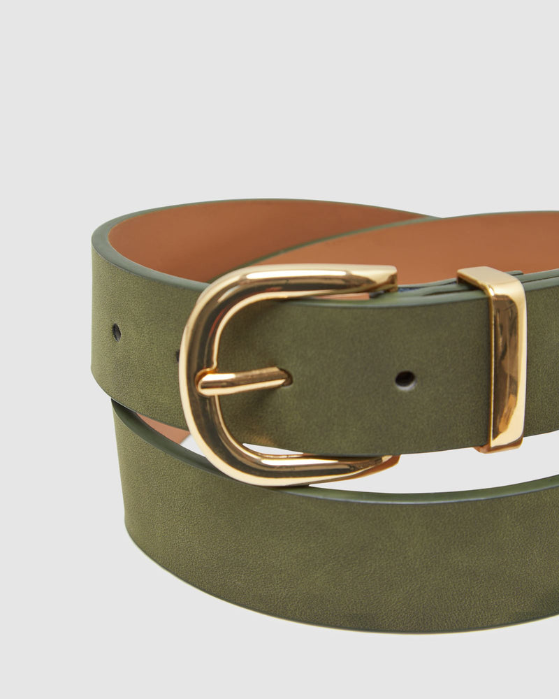 STELLA NUBUCK LEATHER BELT WOMENS ACCESSORIES