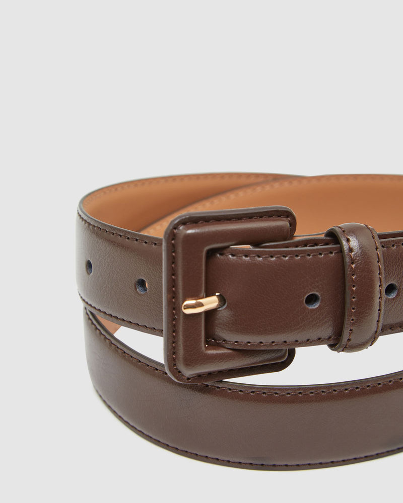 CLARIS COVERED BUCKLE BELT WOMENS ACCESSORIES