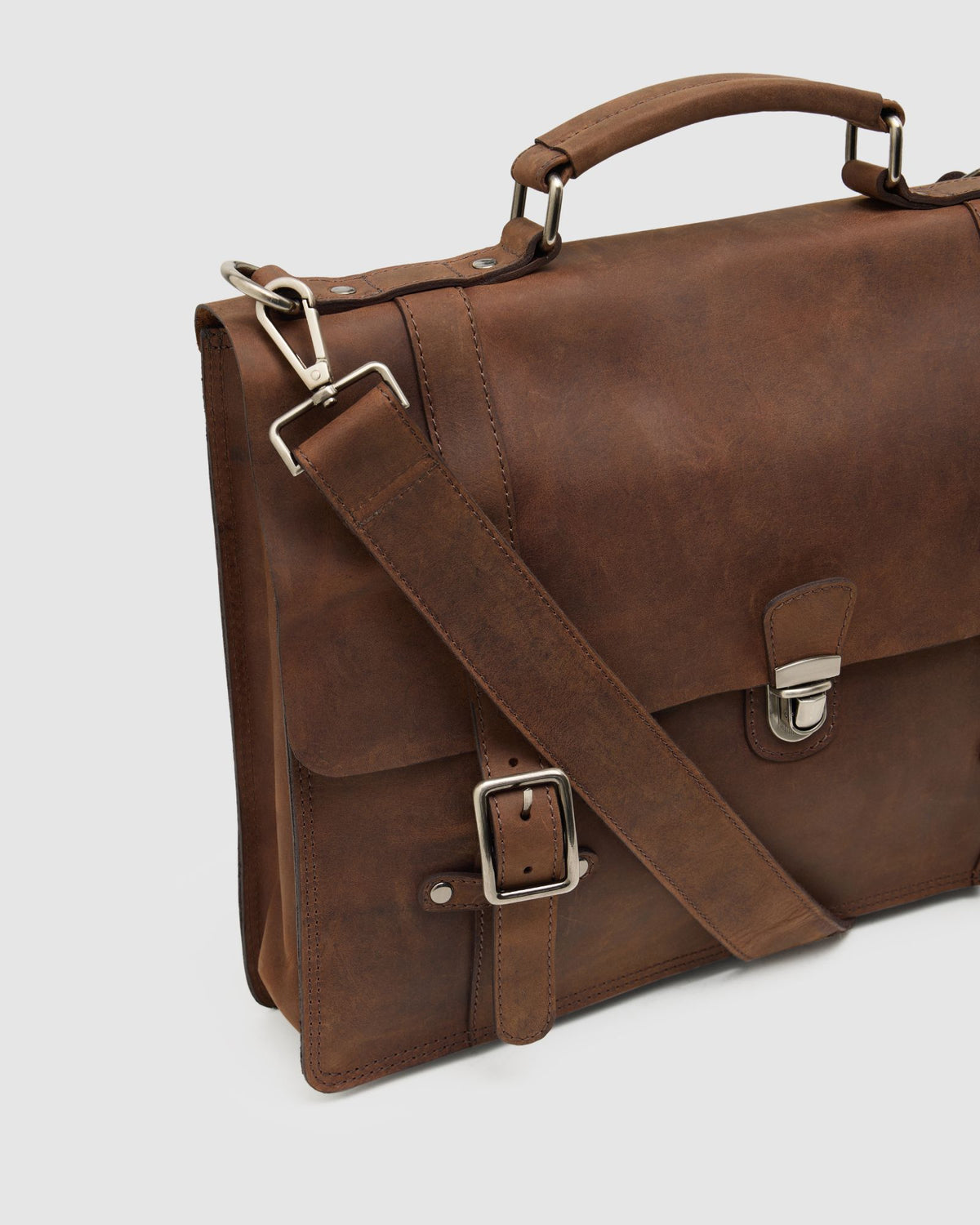 Barton Leather Briefcase MENS ACCESSORIES