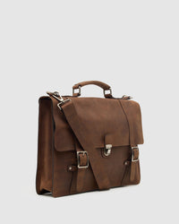 Barton Leather Briefcase MENS ACCESSORIES
