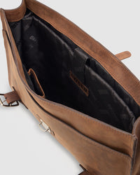 Barton Leather Briefcase MENS ACCESSORIES
