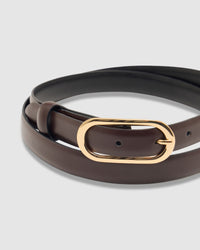 Sierra Leather Skinny Belt WOMENS ACCESSORIES