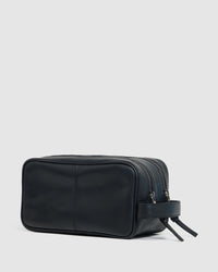Traveller Leather Wash Bag MENS ACCESSORIES
