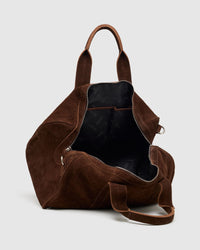 Miles Suede Weekender Bag MENS ACCESSORIES