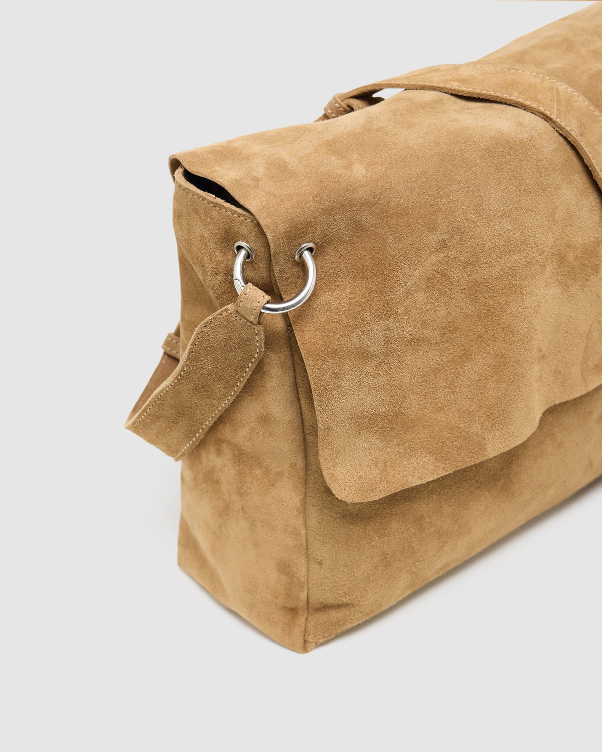 Pivart Suede Satchel Bag MENS ACCESSORIES