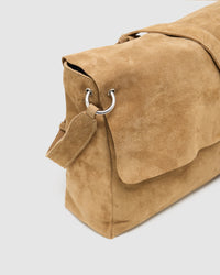 Pivart Suede Satchel Bag MENS ACCESSORIES