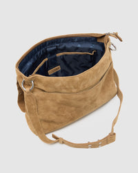Pivart Suede Satchel Bag MENS ACCESSORIES