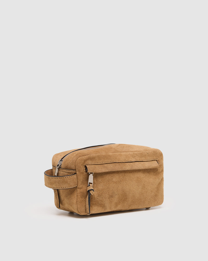 Pivart Suede Washbag MENS ACCESSORIES
