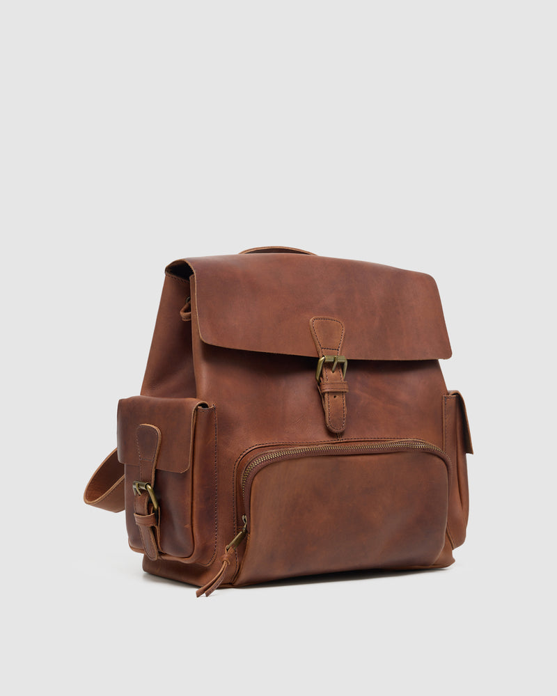 Odyssey Leather Backpack MENS ACCESSORIES
