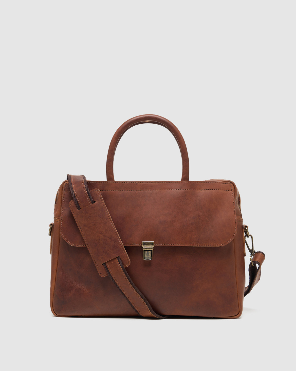 Bartell Leather Briefcase MENS ACCESSORIES