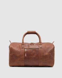 Bartell Leather Weekender Bag MENS ACCESSORIES