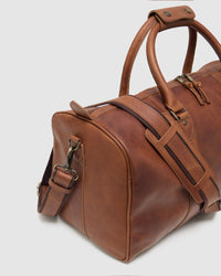 Bartell Leather Weekender Bag MENS ACCESSORIES
