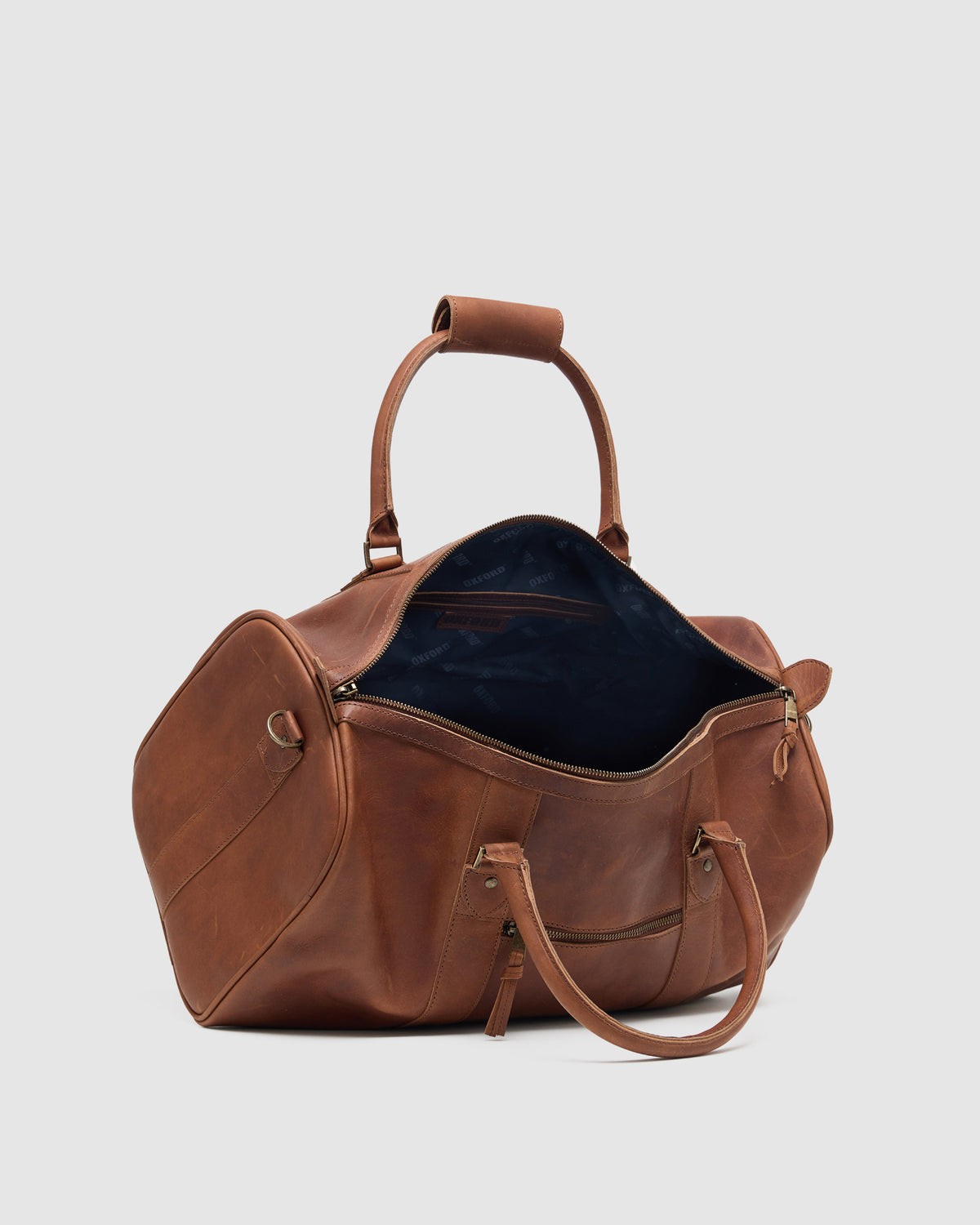 Bartell Leather Weekender Bag MENS ACCESSORIES