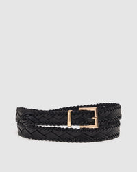 Everly Plaited Leather Belt WOMENS ACCESSORIES