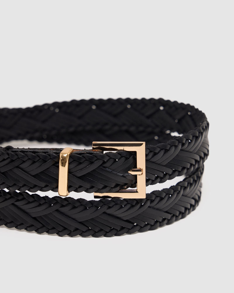 Everly Plaited Leather Belt WOMENS ACCESSORIES