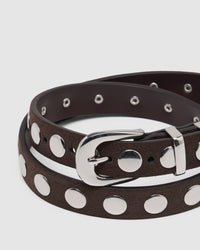 Fiorella Suede Stud Belt WOMENS ACCESSORIES