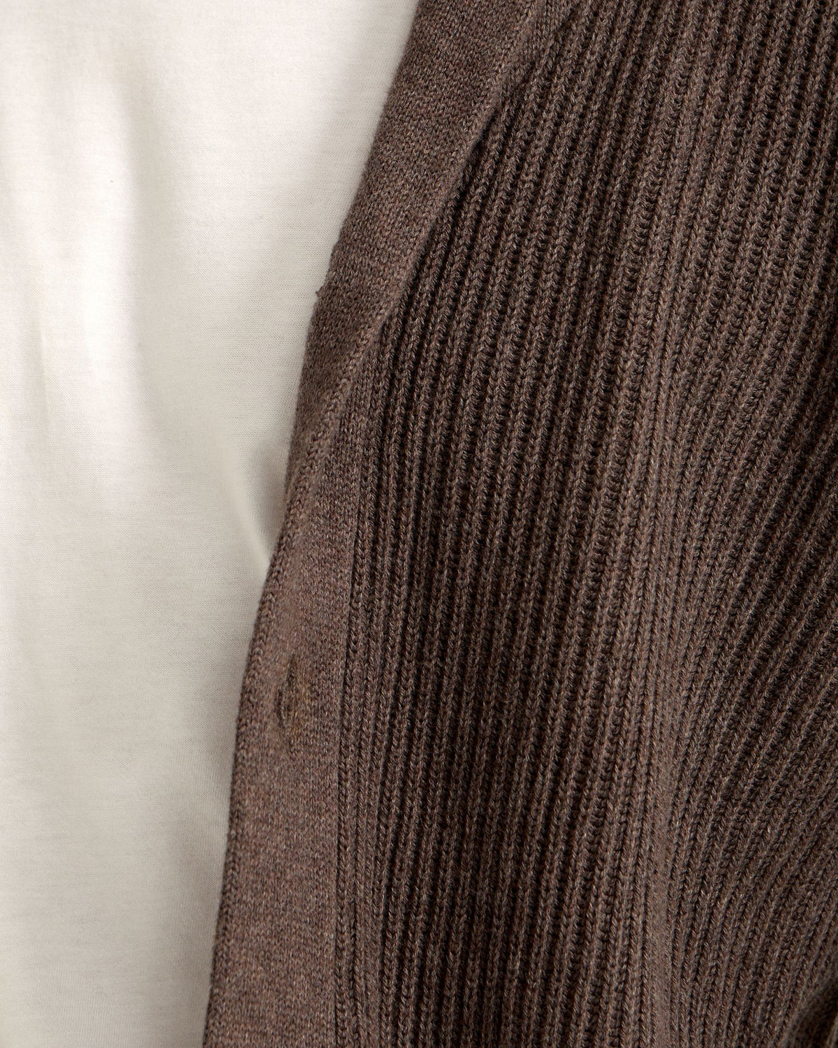 JED RIBBED CARDIGAN MENS KNITWEAR
