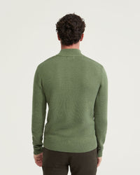 ROBERT ZIP NECK COTTON KNIT MENS KNITWEAR