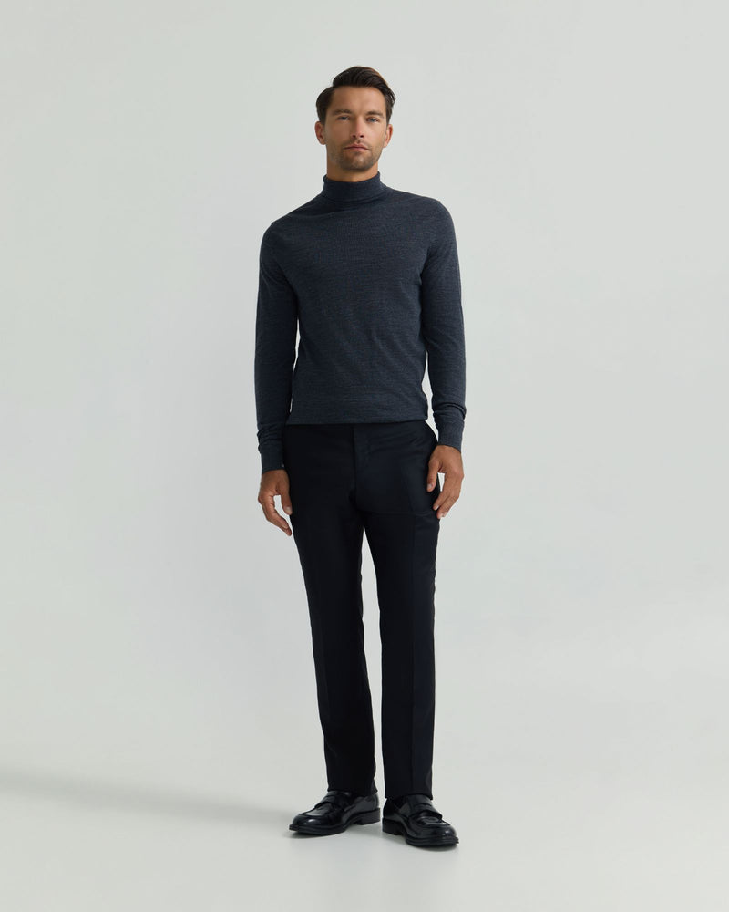 Turtle Neck Pure Meino Wool Pullove MENS KNITWEAR