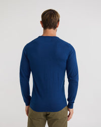 Crew Neck Pure Wool Pullover MENS KNITWEAR
