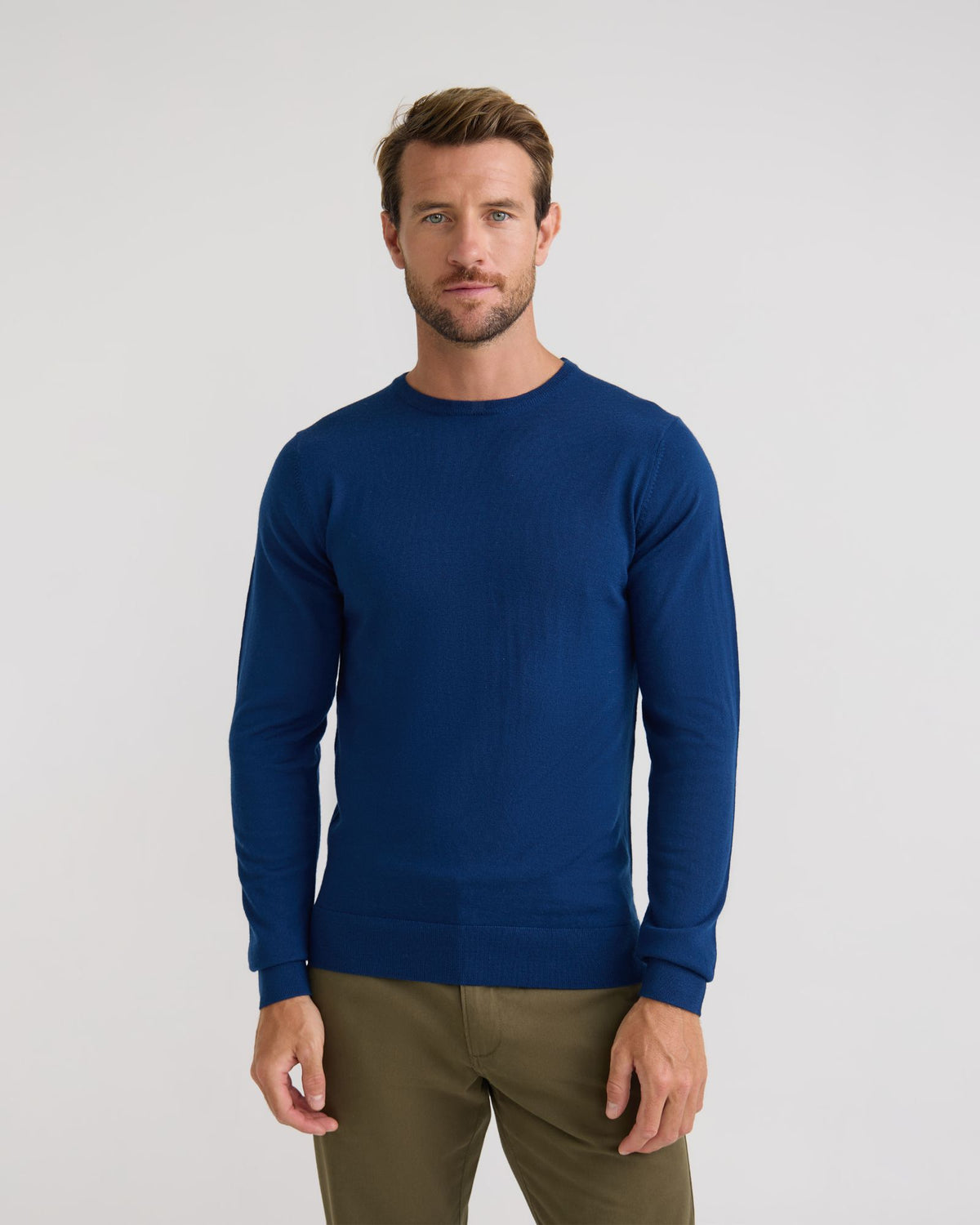 Wool Pull Crew Neck Pure Wool Pullover – Oxford Shop