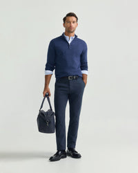 Robert Zip Neck Knit Pullover MENS KNITWEAR