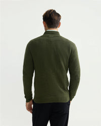 Robert Zip Neck Knit Pullover MENS KNITWEAR
