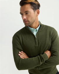 Robert Zip Neck Knit Pullover MENS KNITWEAR