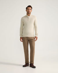 Robert Zip Neck Knit Pullover MENS KNITWEAR